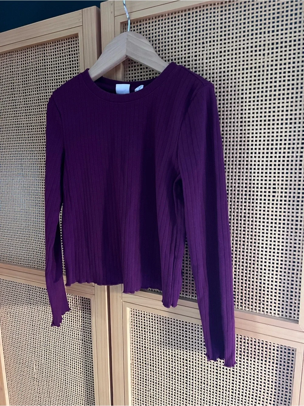 GAP Girls S Long Sleeve Ribbed Top
